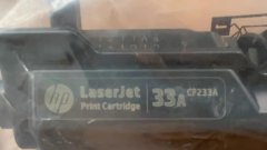 出个原装惠普cf233a硒鼓，无包装盒，未拆封
